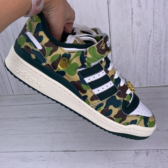 NEW BAPE x Adidas Camo Shoes Sneakers in Mens Size 10 with Box - Picture 5 of 12